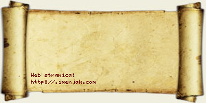 Jesenka Kral vizit kartica